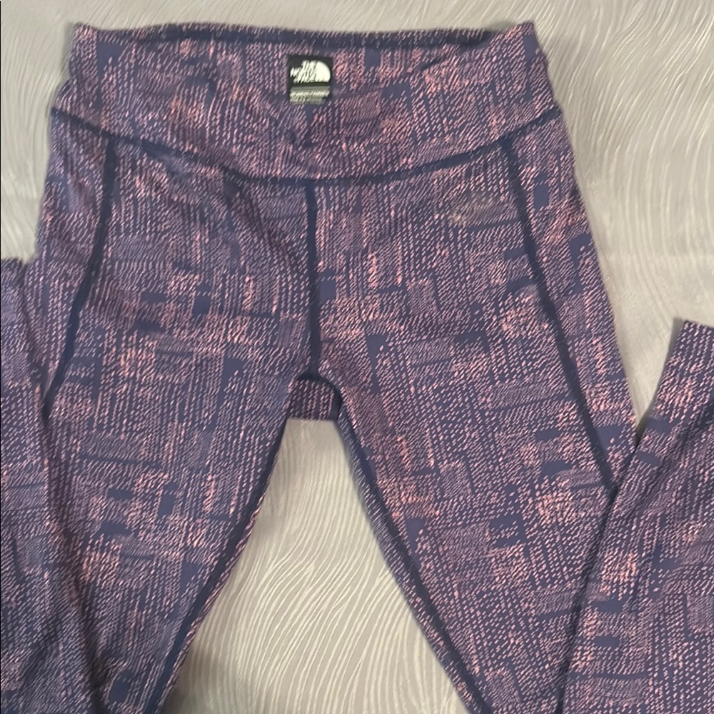 The North Face Patterned Leggings - Pink and Blue